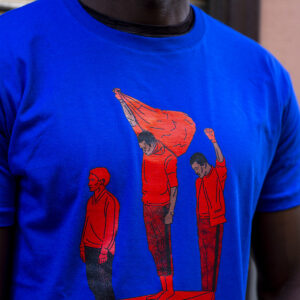 Camiseta México 68 azul